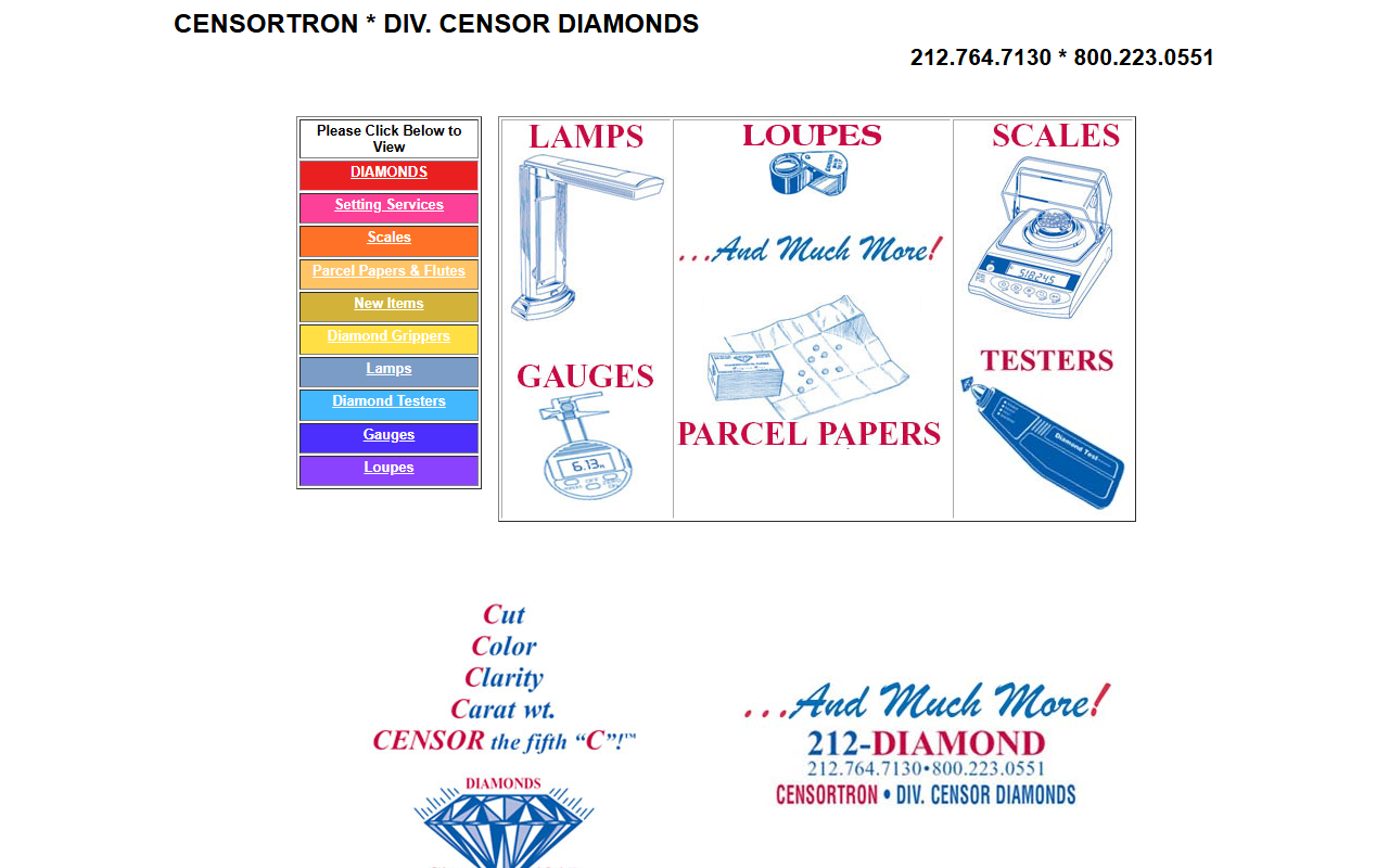 212diamond.com screenshot