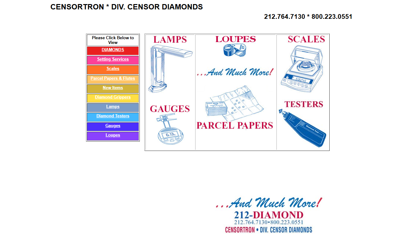 212diamonds.com screenshot