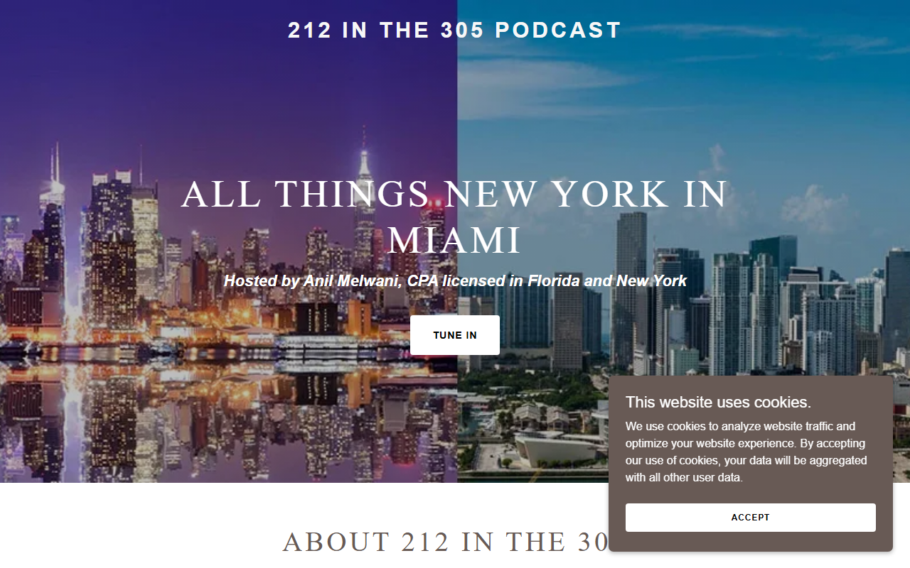 212inthe305.com screenshot