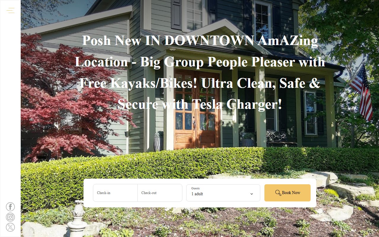 212lakeescape.com screenshot