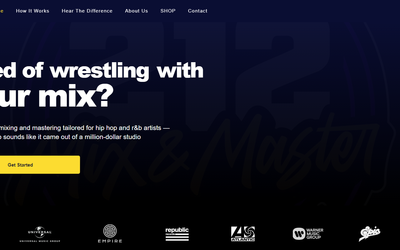 212mixandmaster.com screenshot
