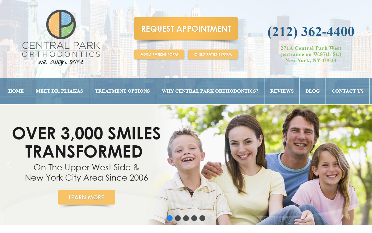 212orthodontist.com screenshot