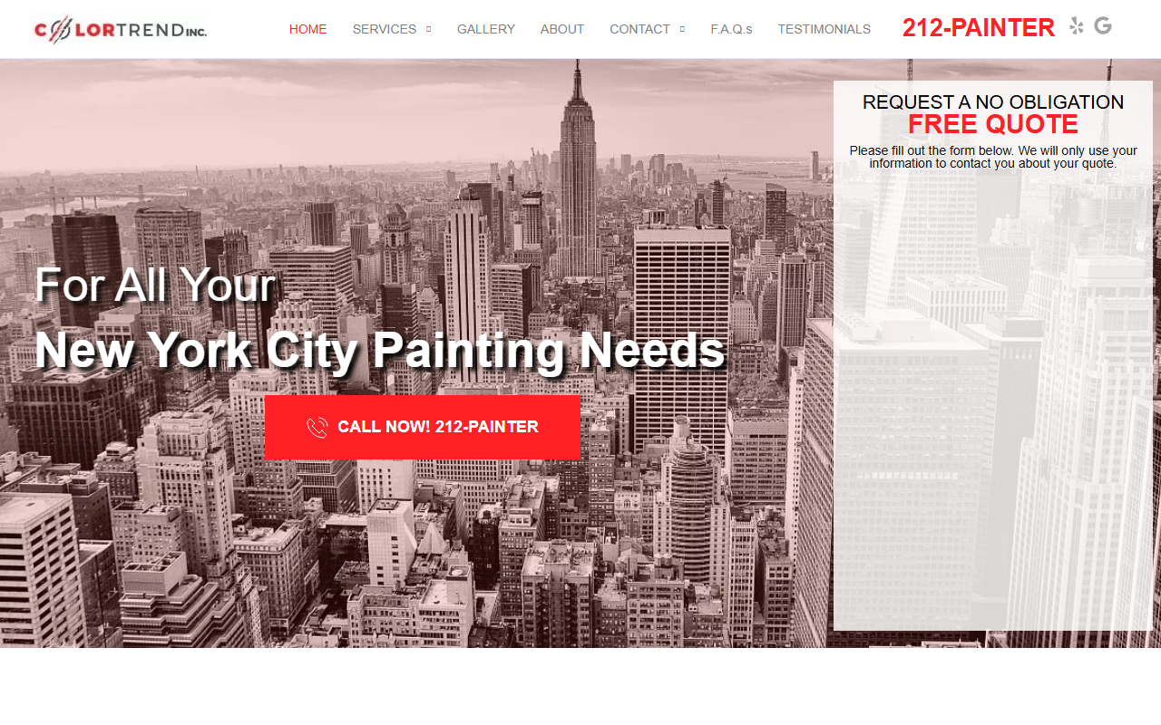 212painters.com screenshot