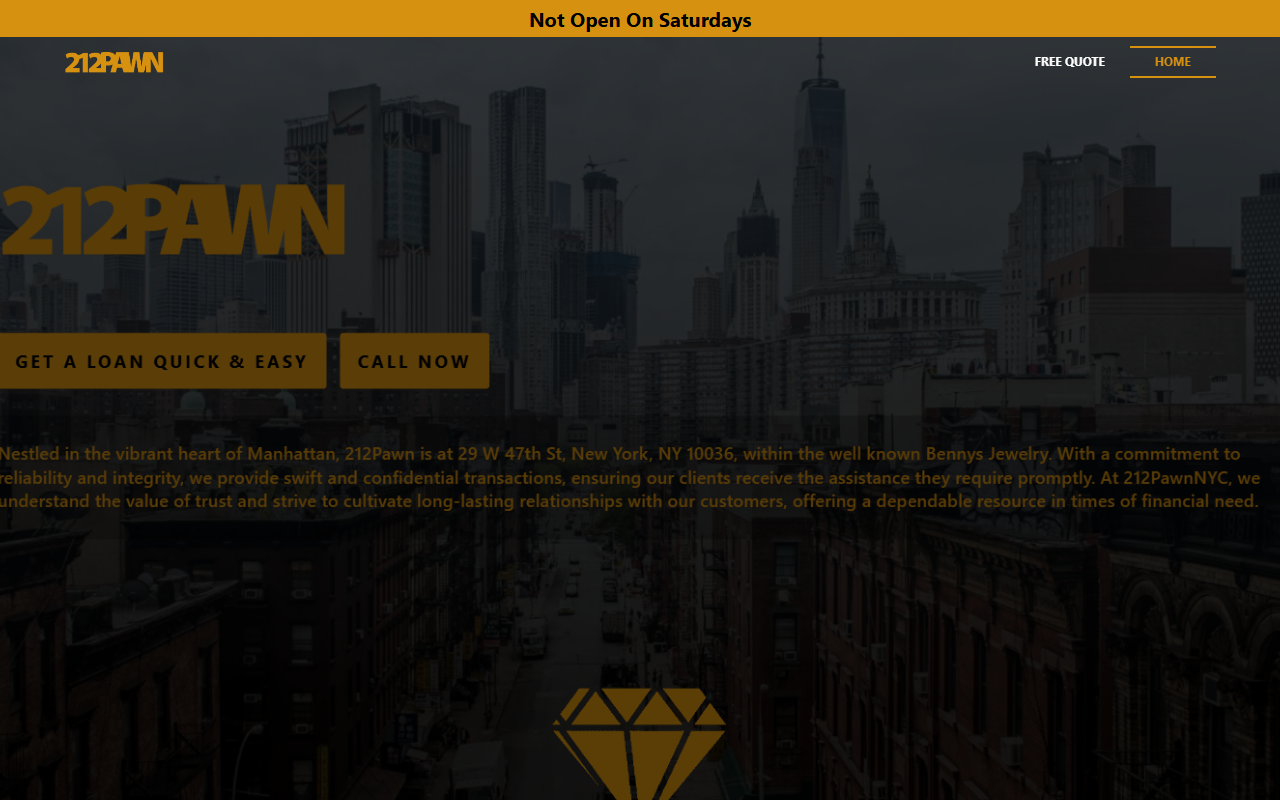 212pawnnyc.com screenshot