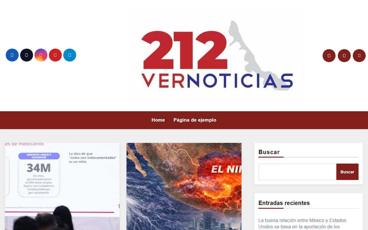 212vernoticias.com screenshot
