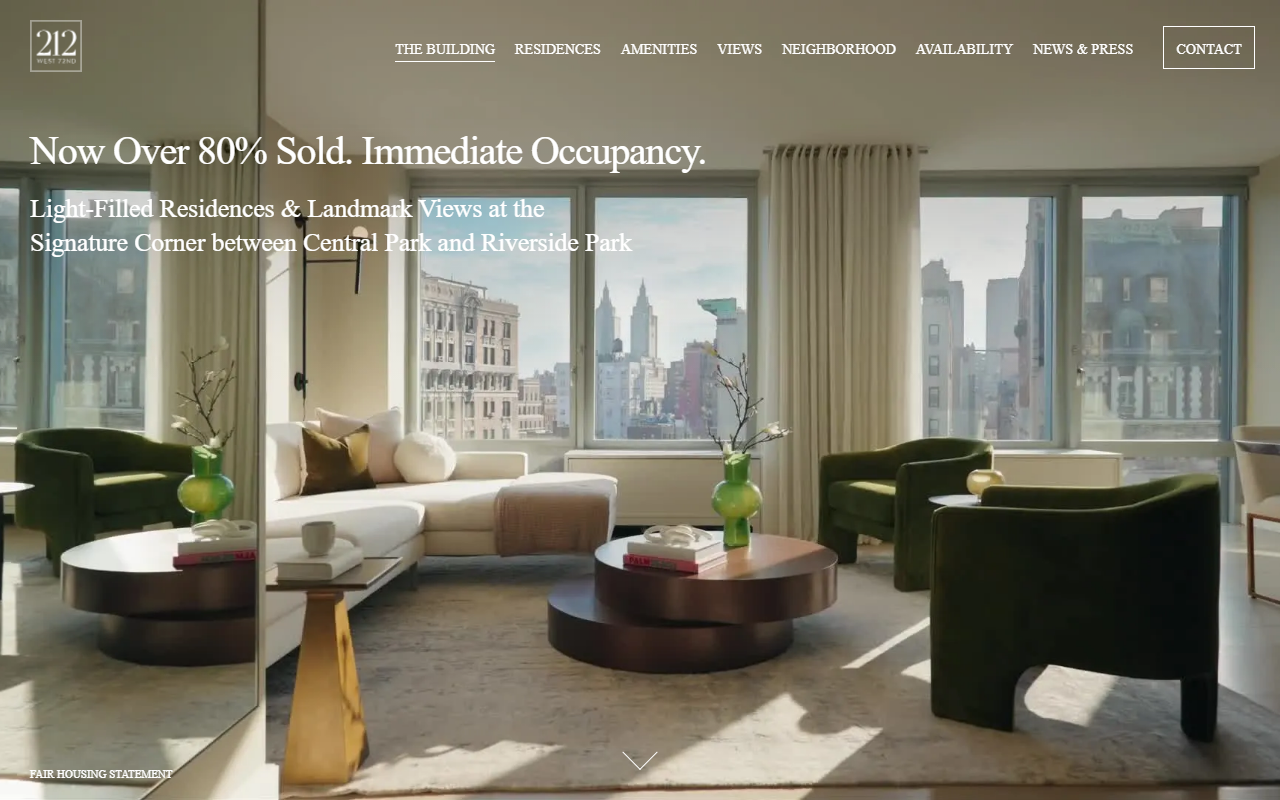 212west72nd.com screenshot