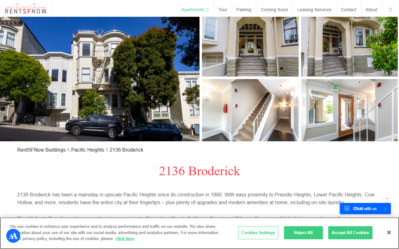 2136broderick.com screenshot