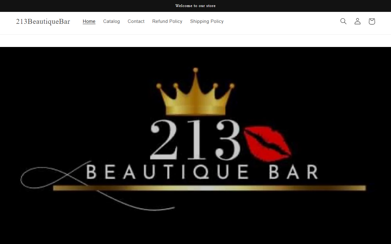213beautiquebar.com screenshot