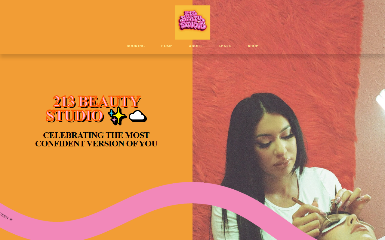 213beautystudio.com screenshot