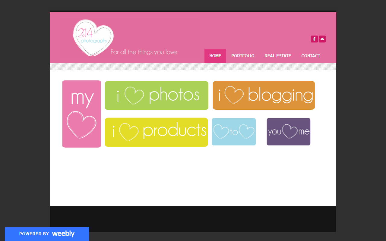 214-photography.com screenshot