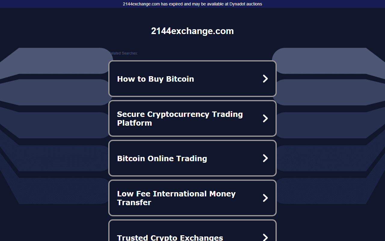 2144exchange.com screenshot