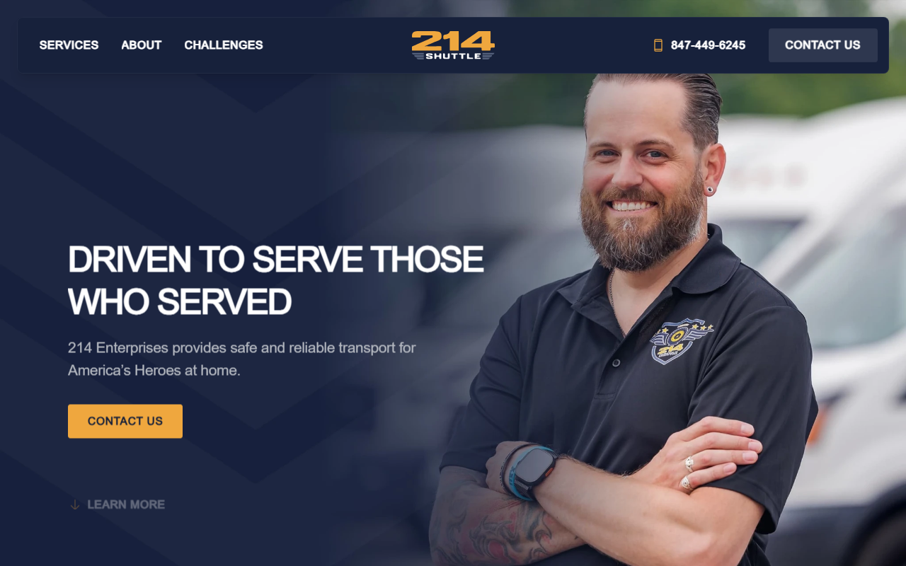 214enterprises.com screenshot