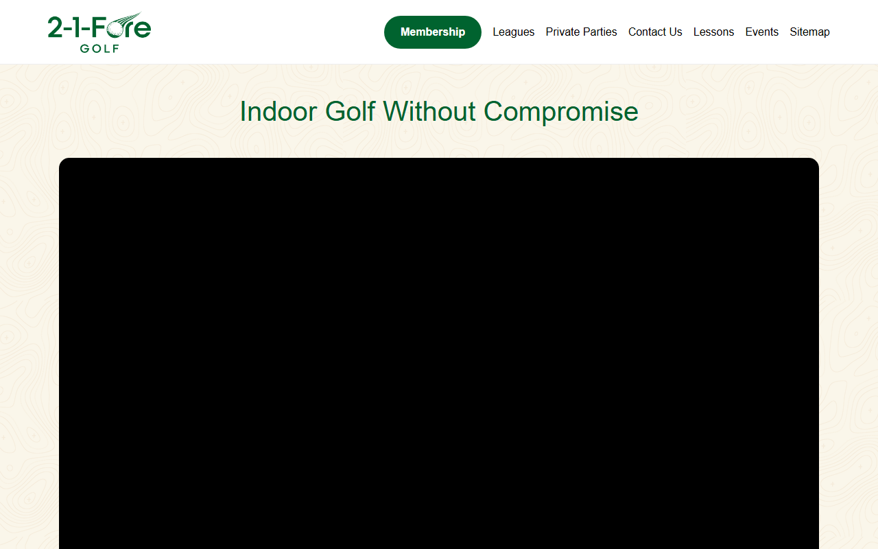 214golfsimulator.com screenshot