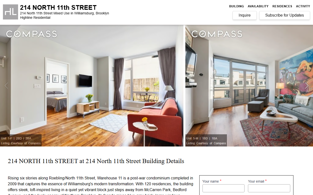 214north11th.com screenshot