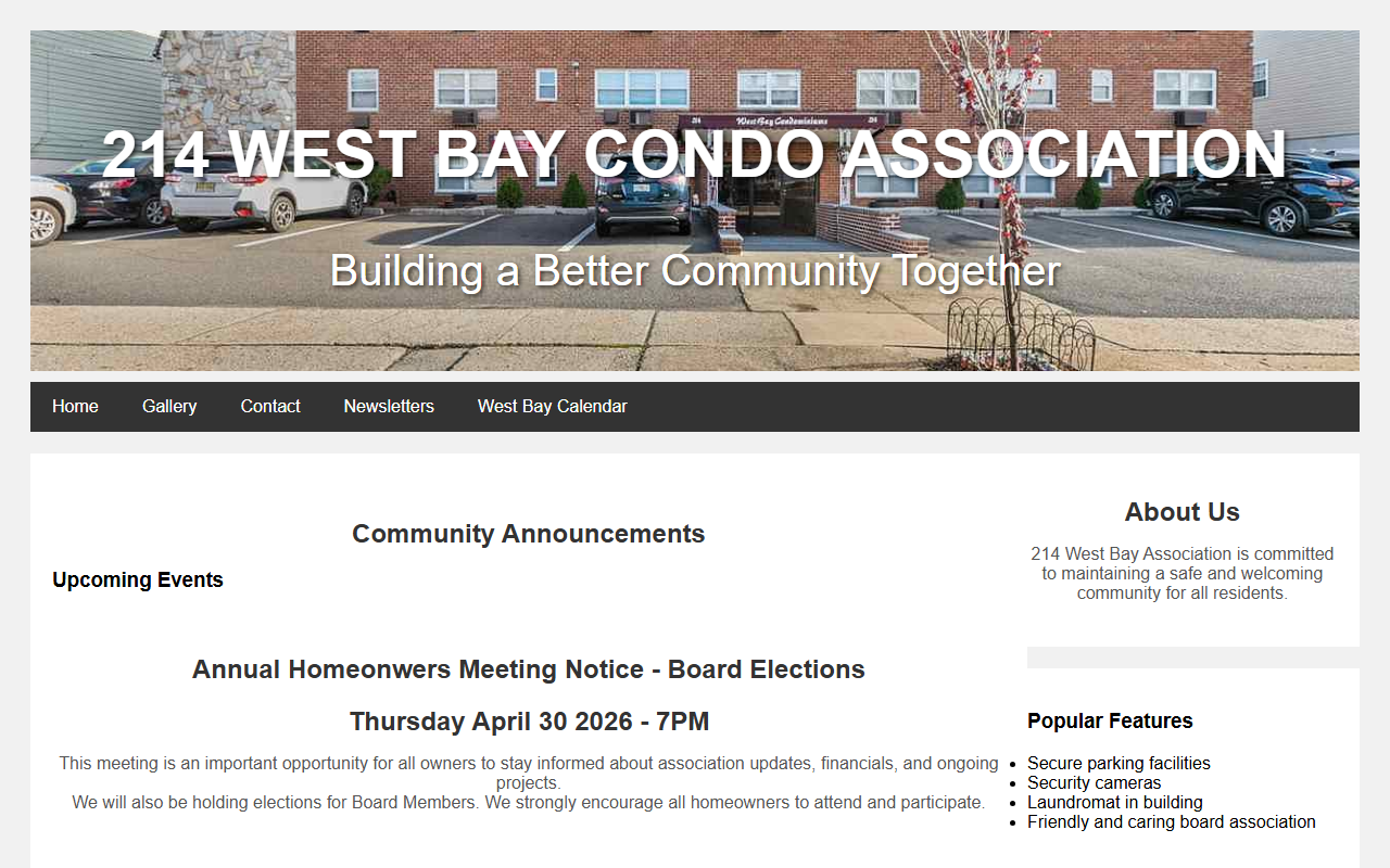 214westbay.com screenshot