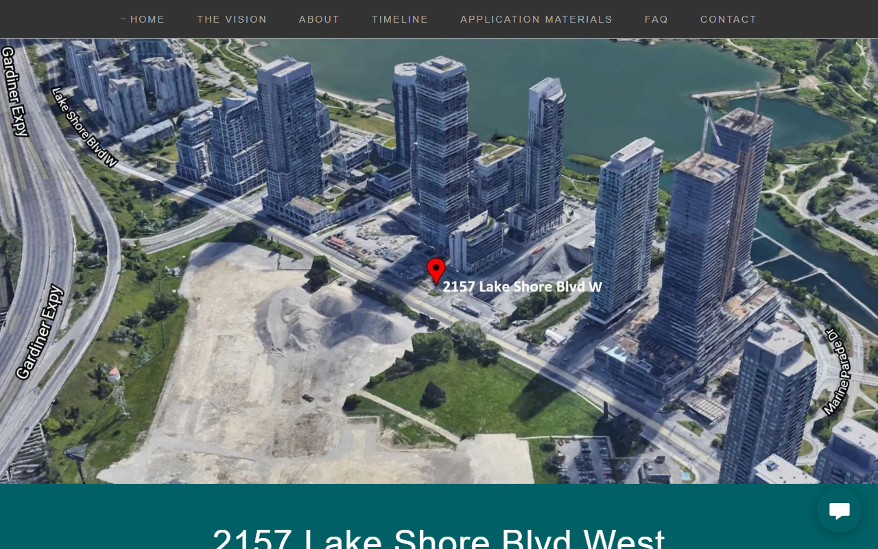 2157lakeshore.com screenshot