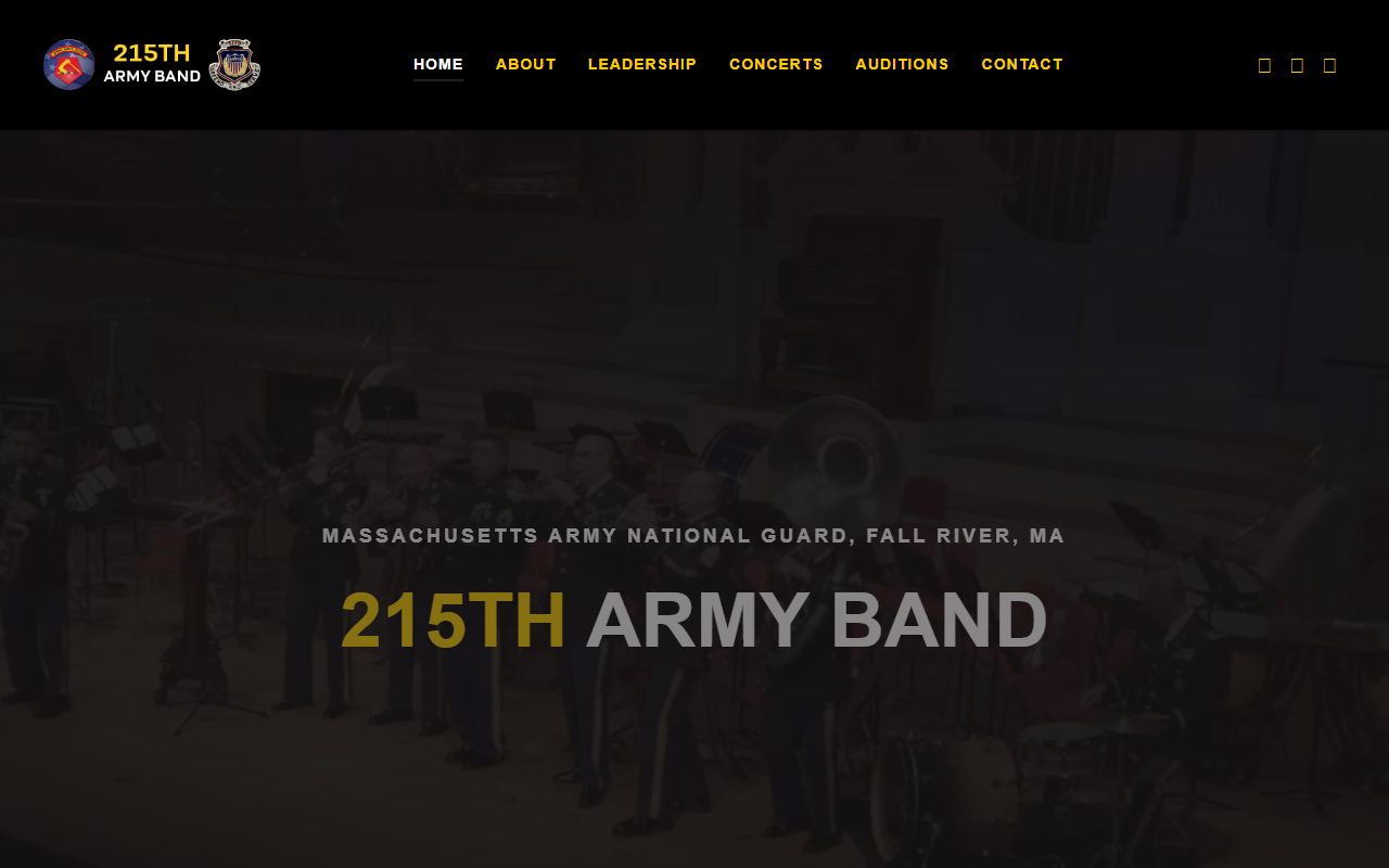 215armyband.com screenshot