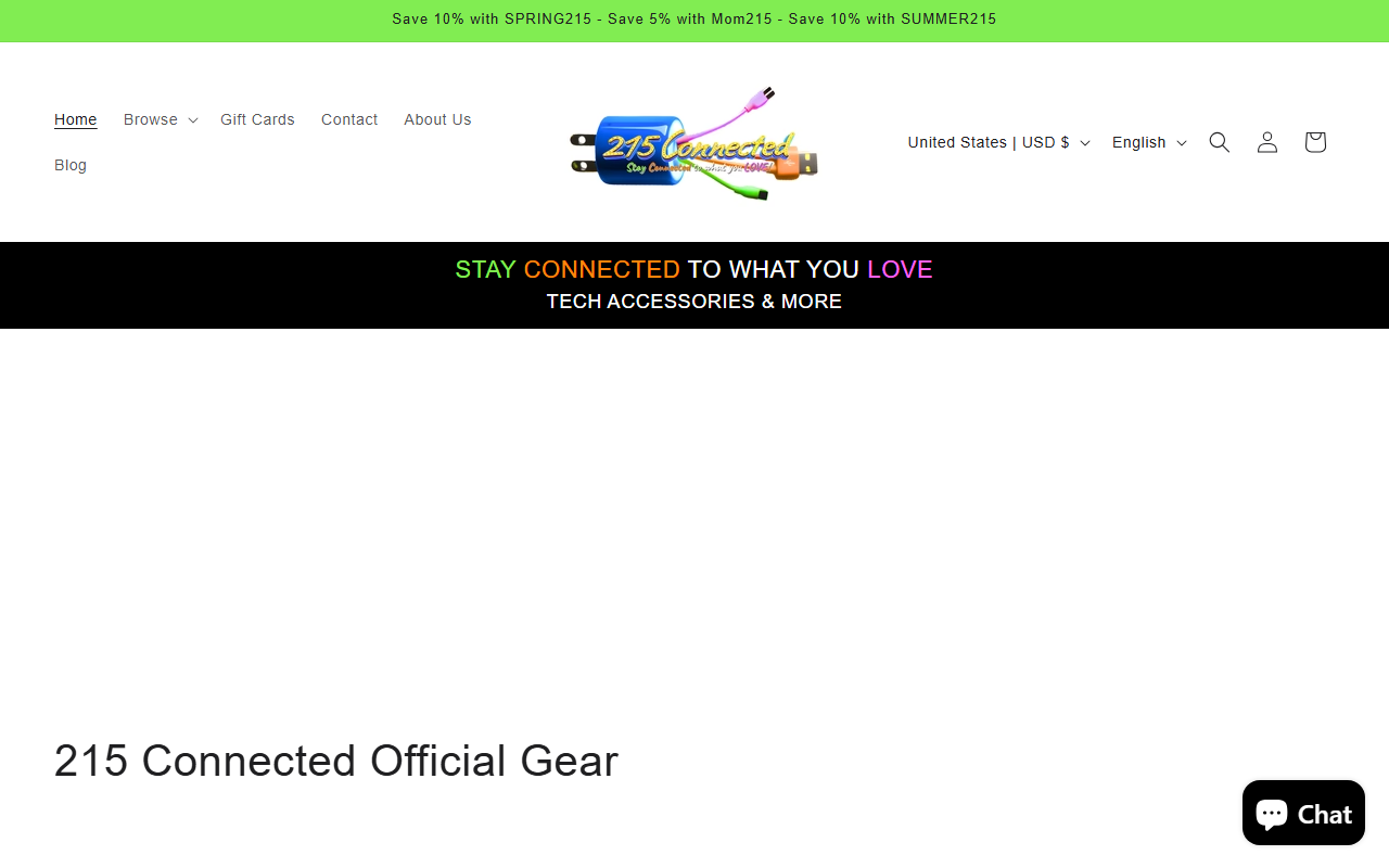 215connected.com screenshot