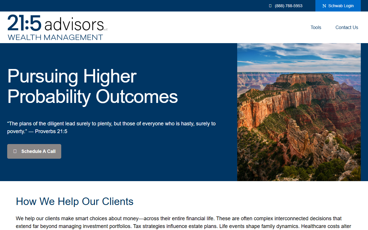 215financial.com screenshot
