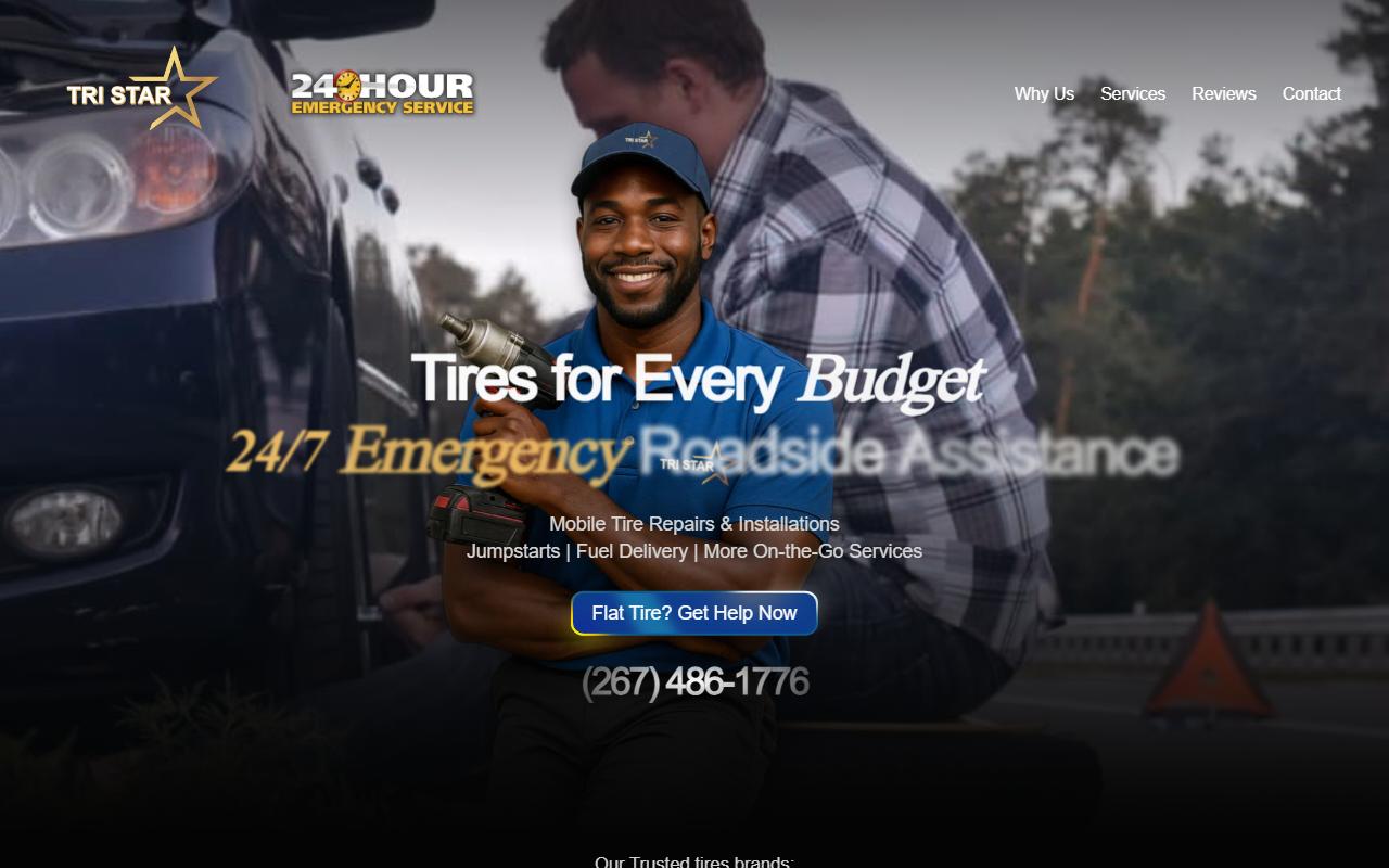 215fixaflat.com screenshot