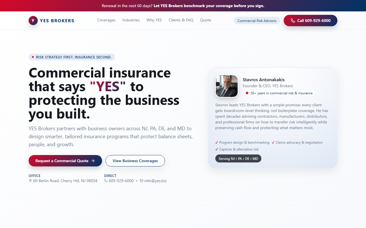 215insurance.com screenshot