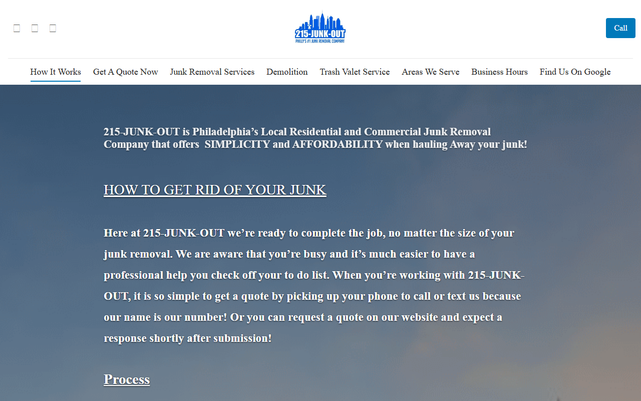 215junkout.com screenshot