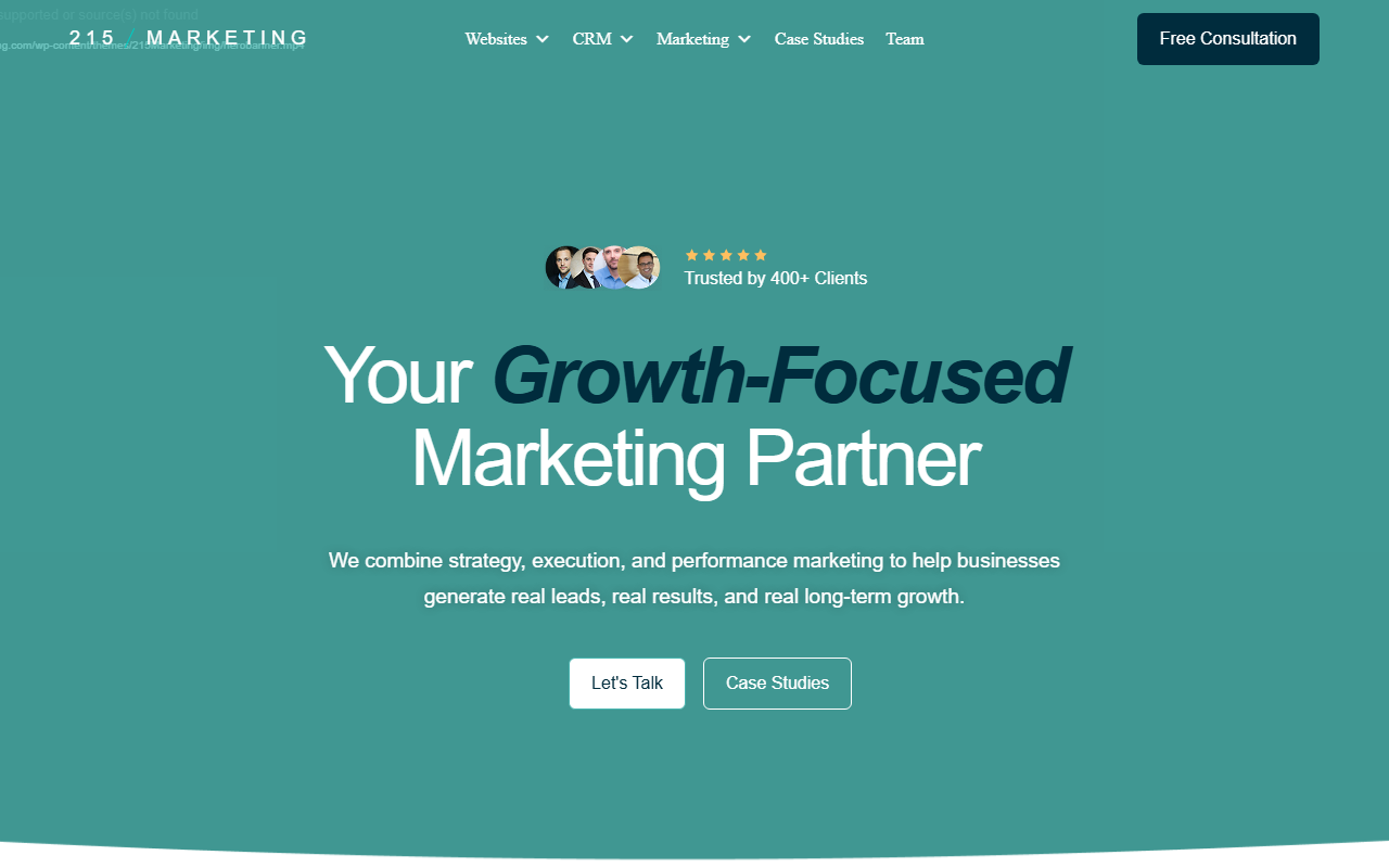 215marketing.com screenshot