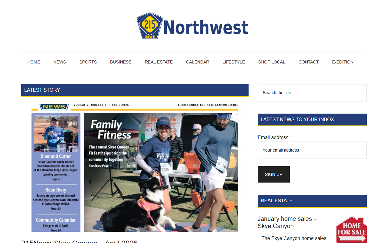 215northwest.com screenshot