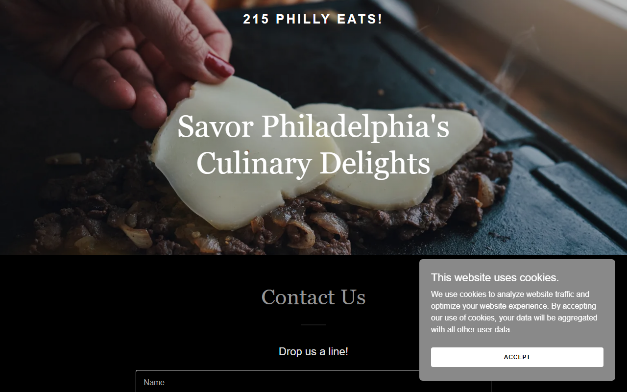 215phillyeats.com screenshot