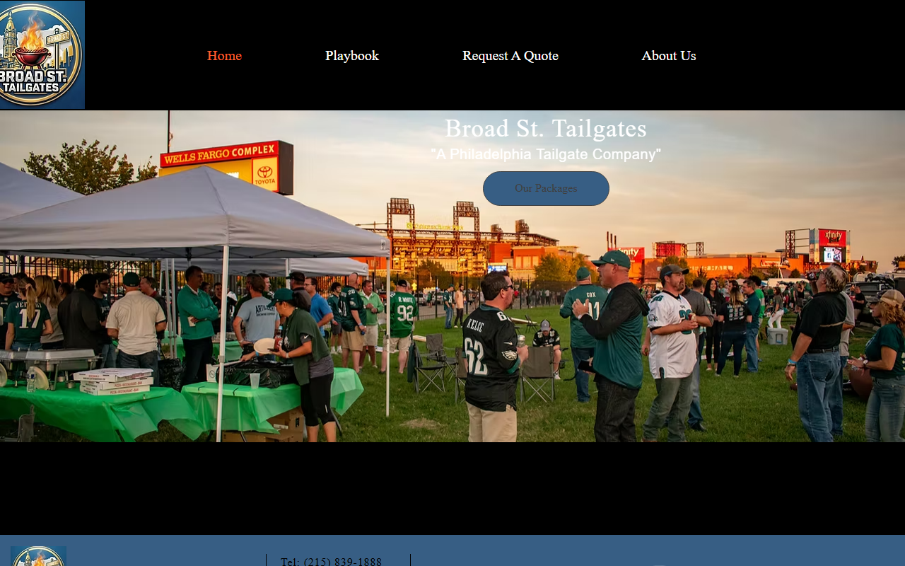 215tailgate.com screenshot