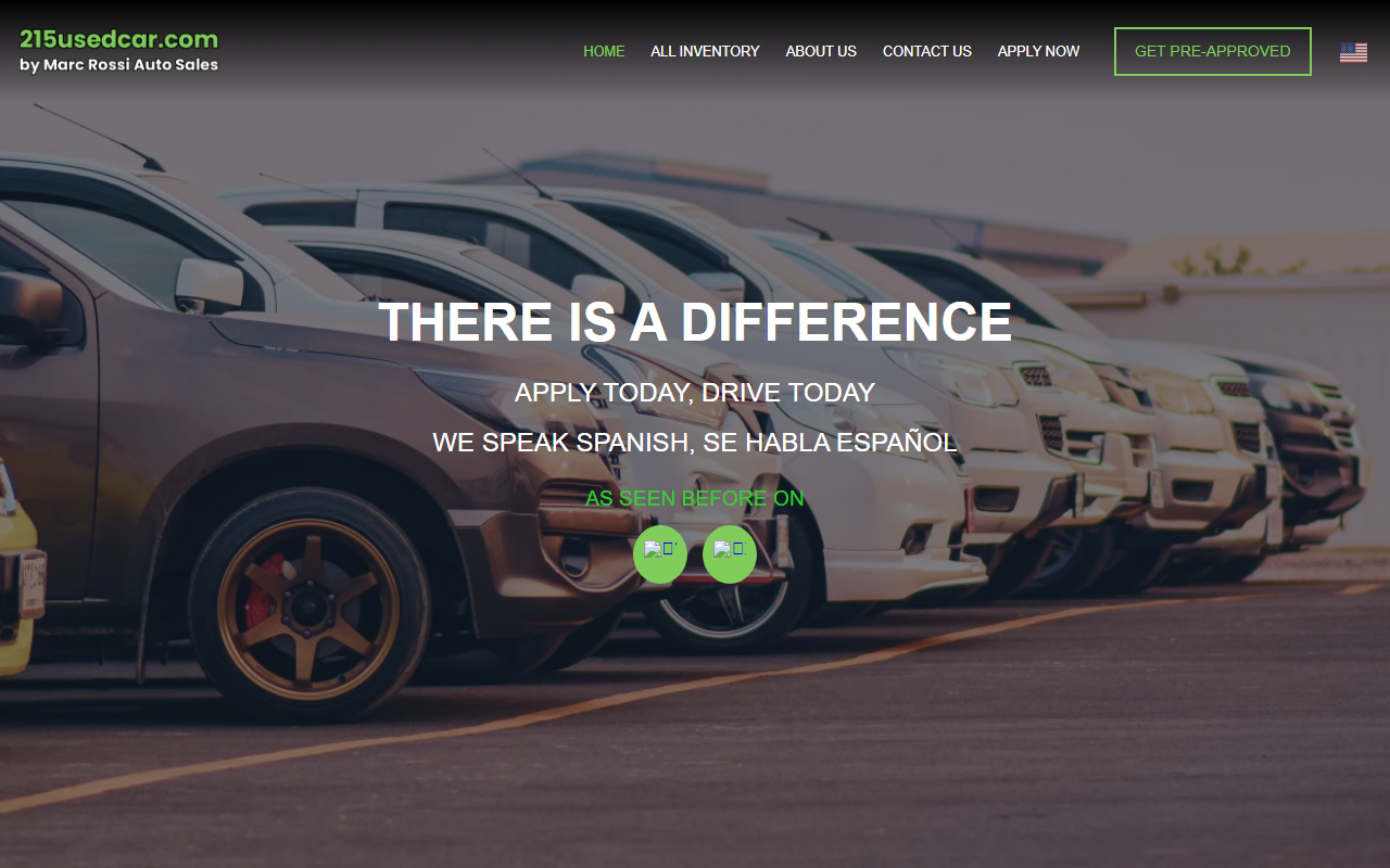 215usedcar.com screenshot