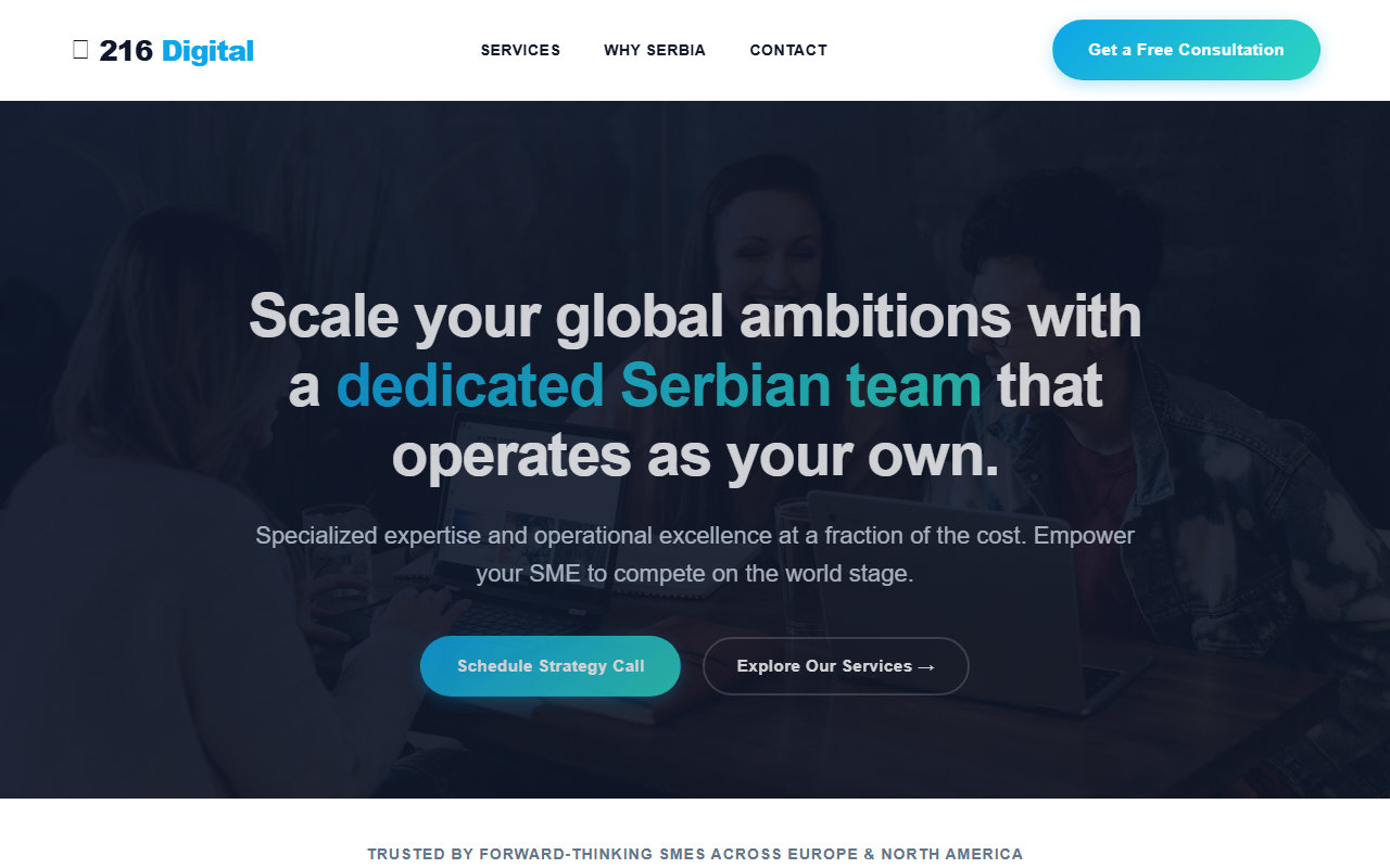216-digital.com screenshot