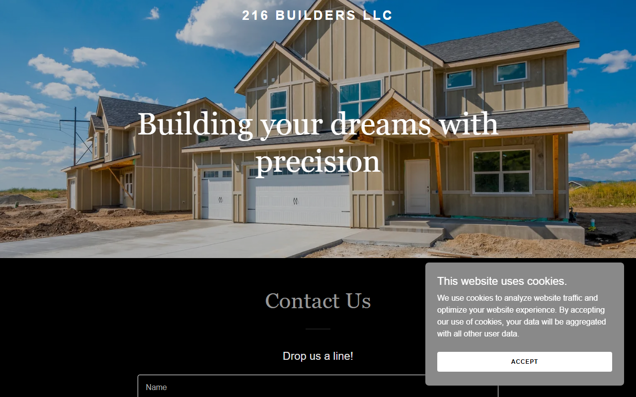 216buildersllc.com screenshot