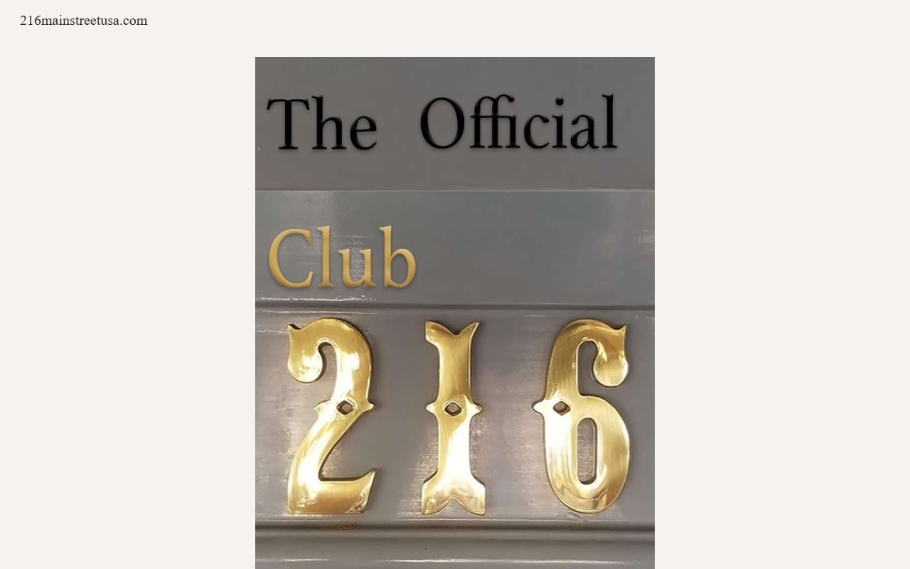 216mainstreetusa.com screenshot