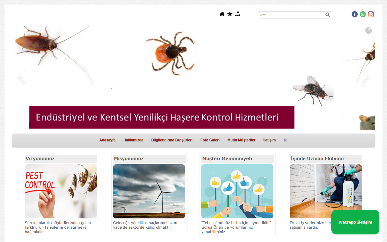 216pestcontrol.com screenshot