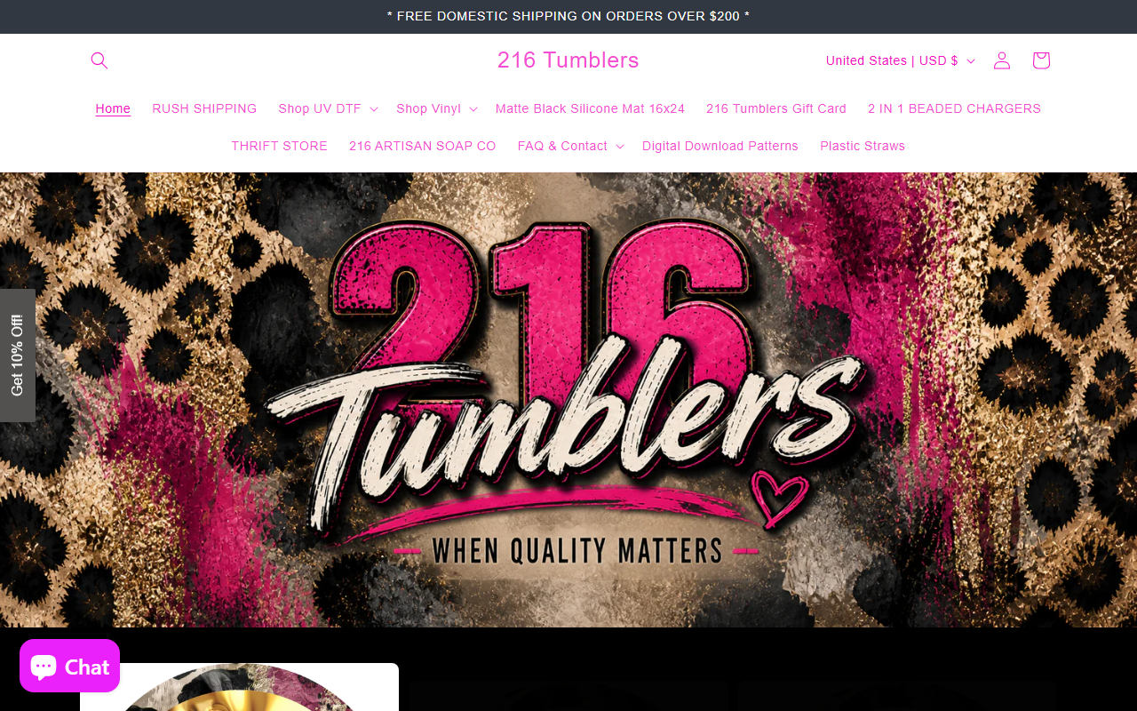 216printing.com screenshot