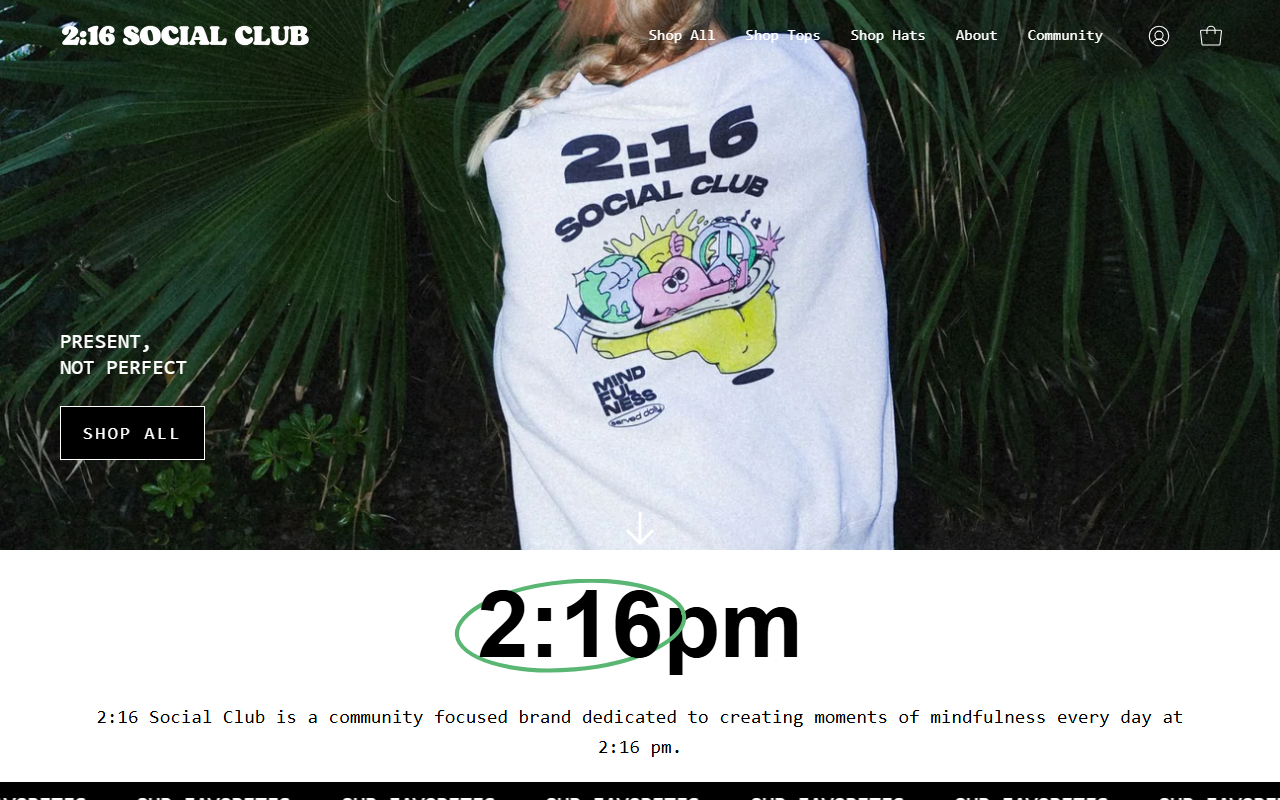 216socialclub.com screenshot