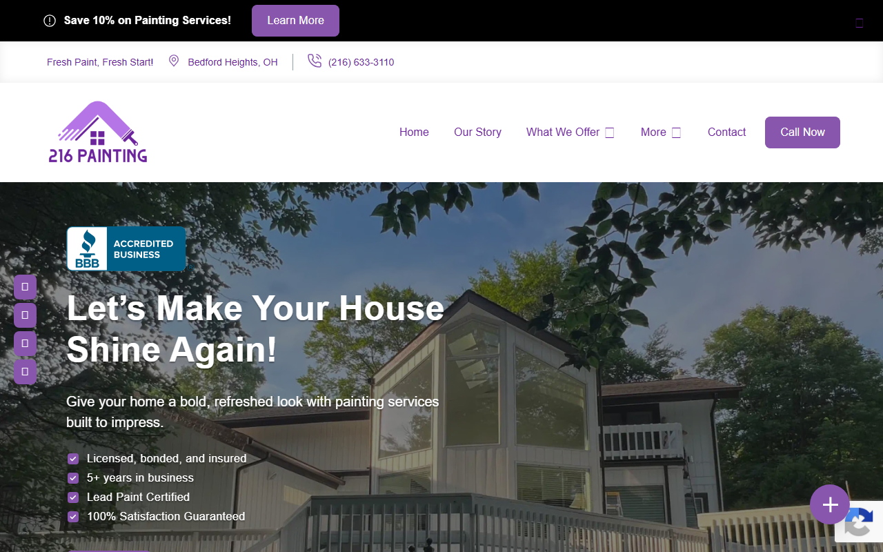 216xteriors.com screenshot