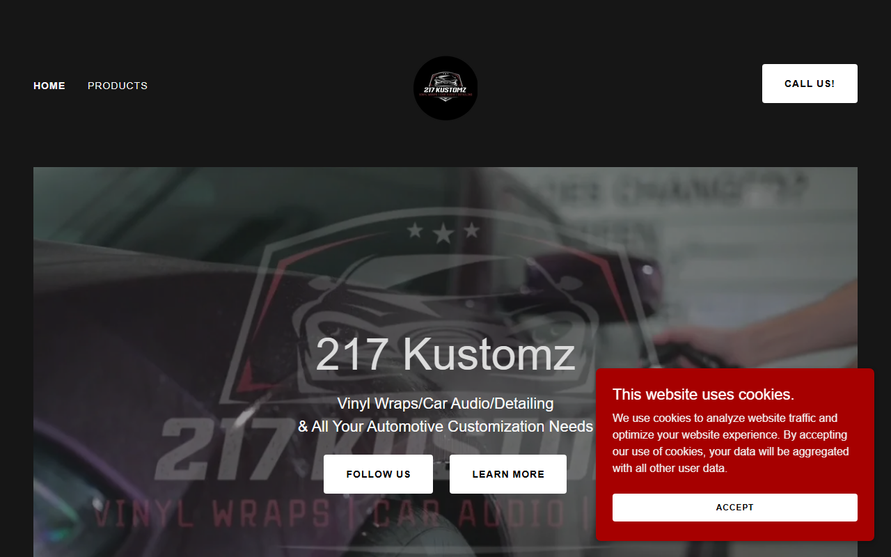 217kustomz.com screenshot
