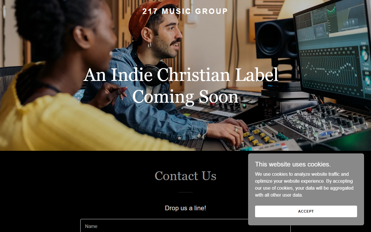 217musicgroup.com screenshot