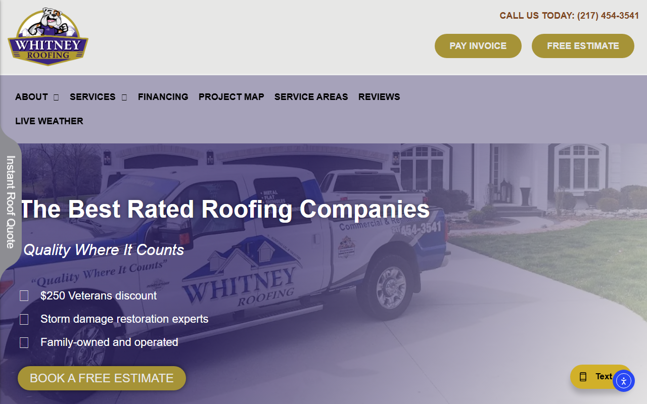 217roofing.com screenshot