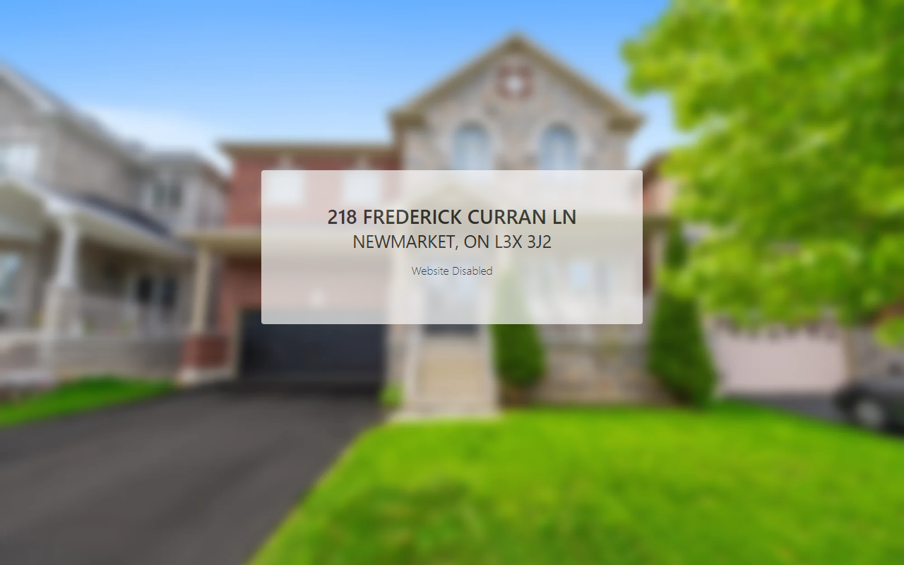 218frederick.com screenshot