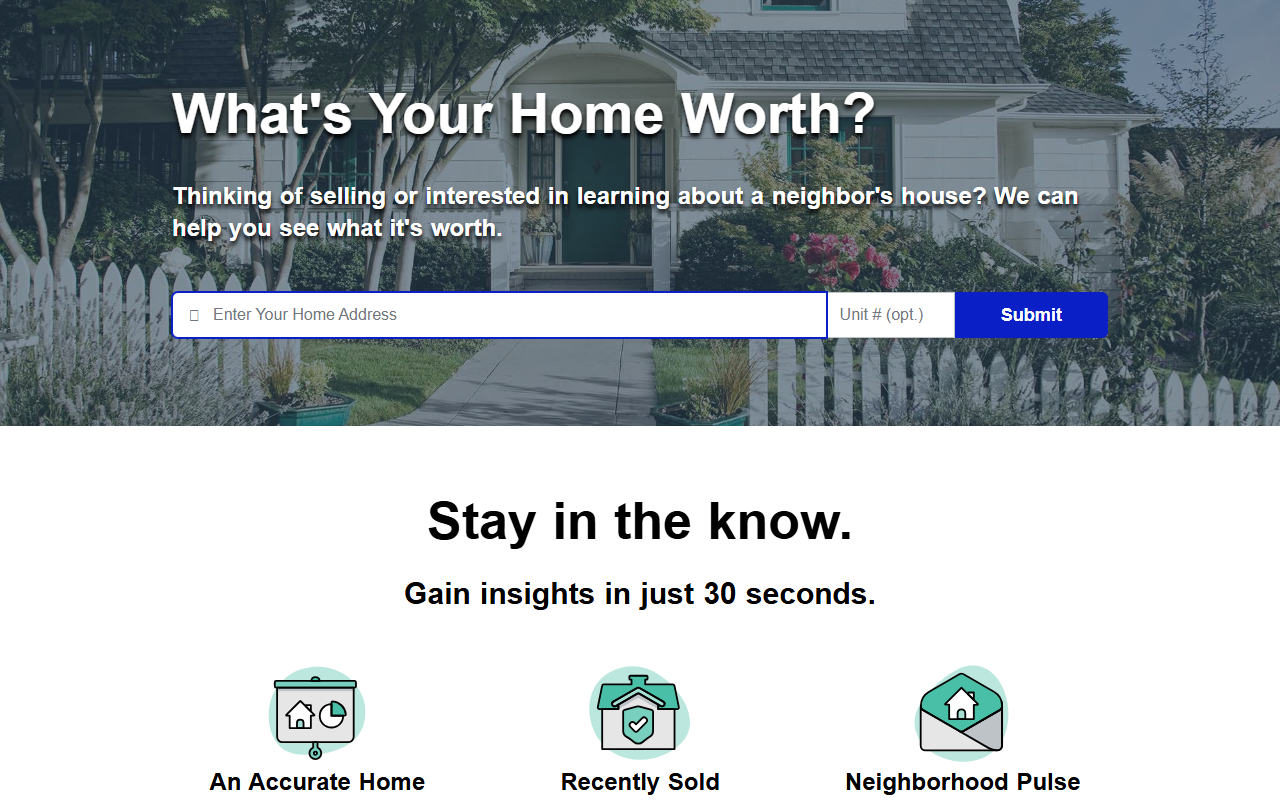 218homevalue.com screenshot