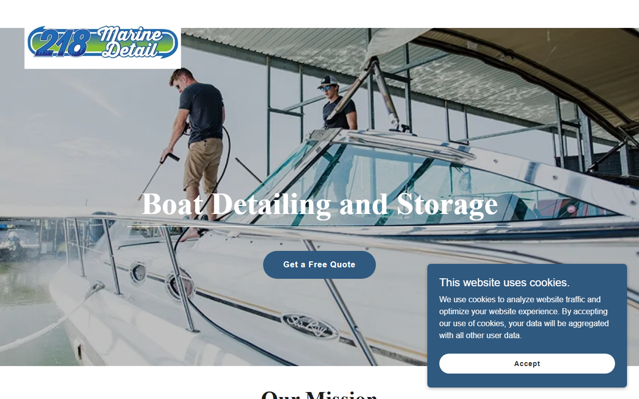 218marinedetail.com screenshot