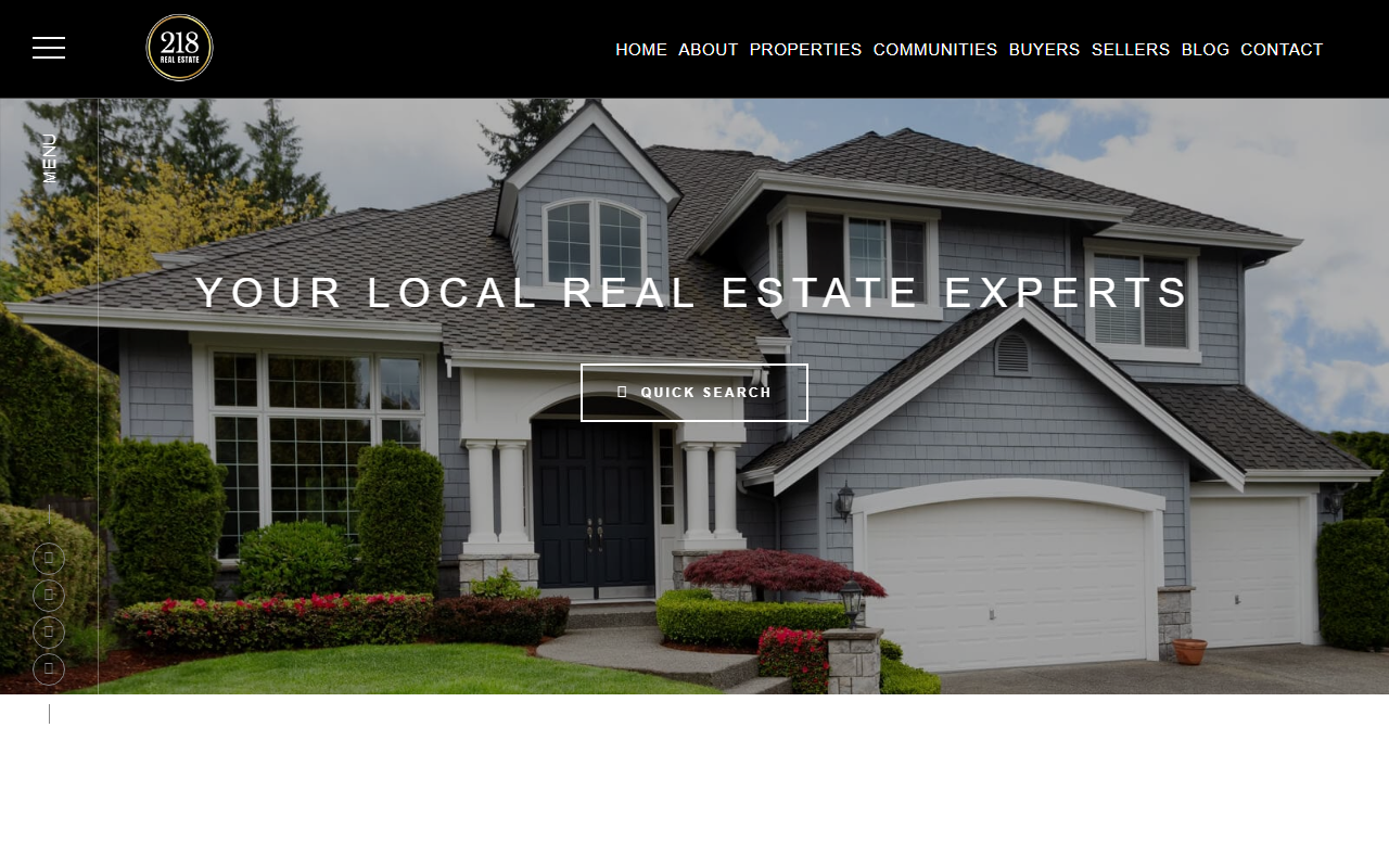 218realestate.com screenshot
