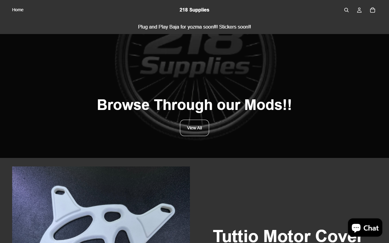 218supplies.com screenshot