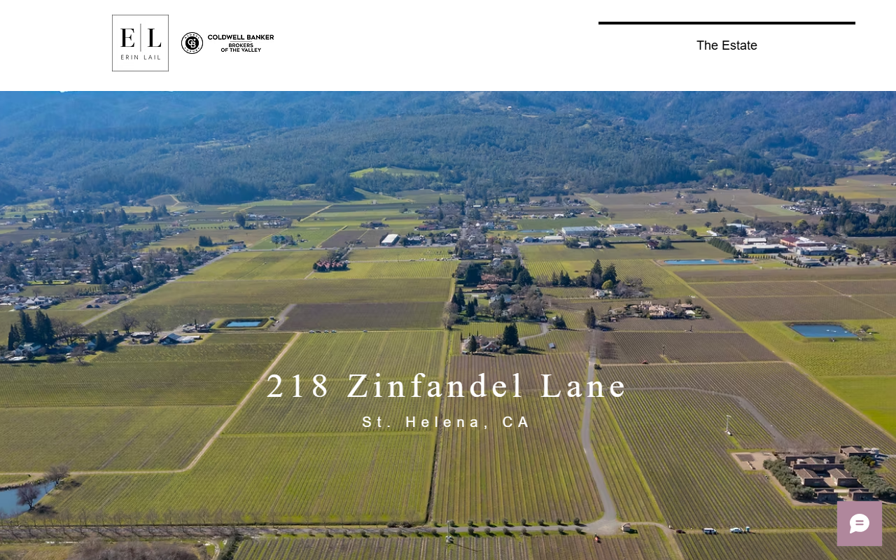 218zinfandel.com screenshot