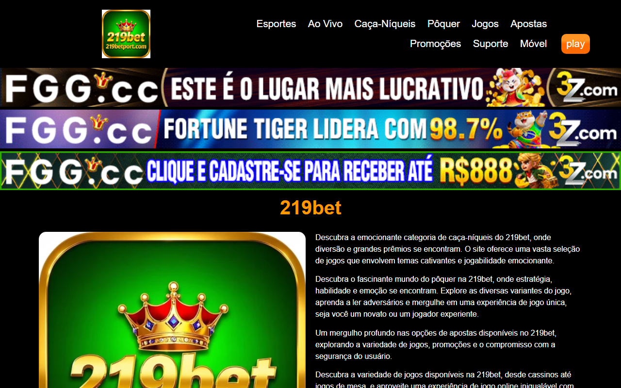 219betport.com screenshot