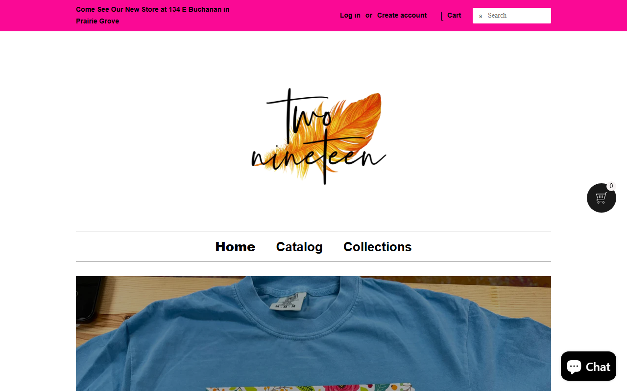 219boutique.com screenshot