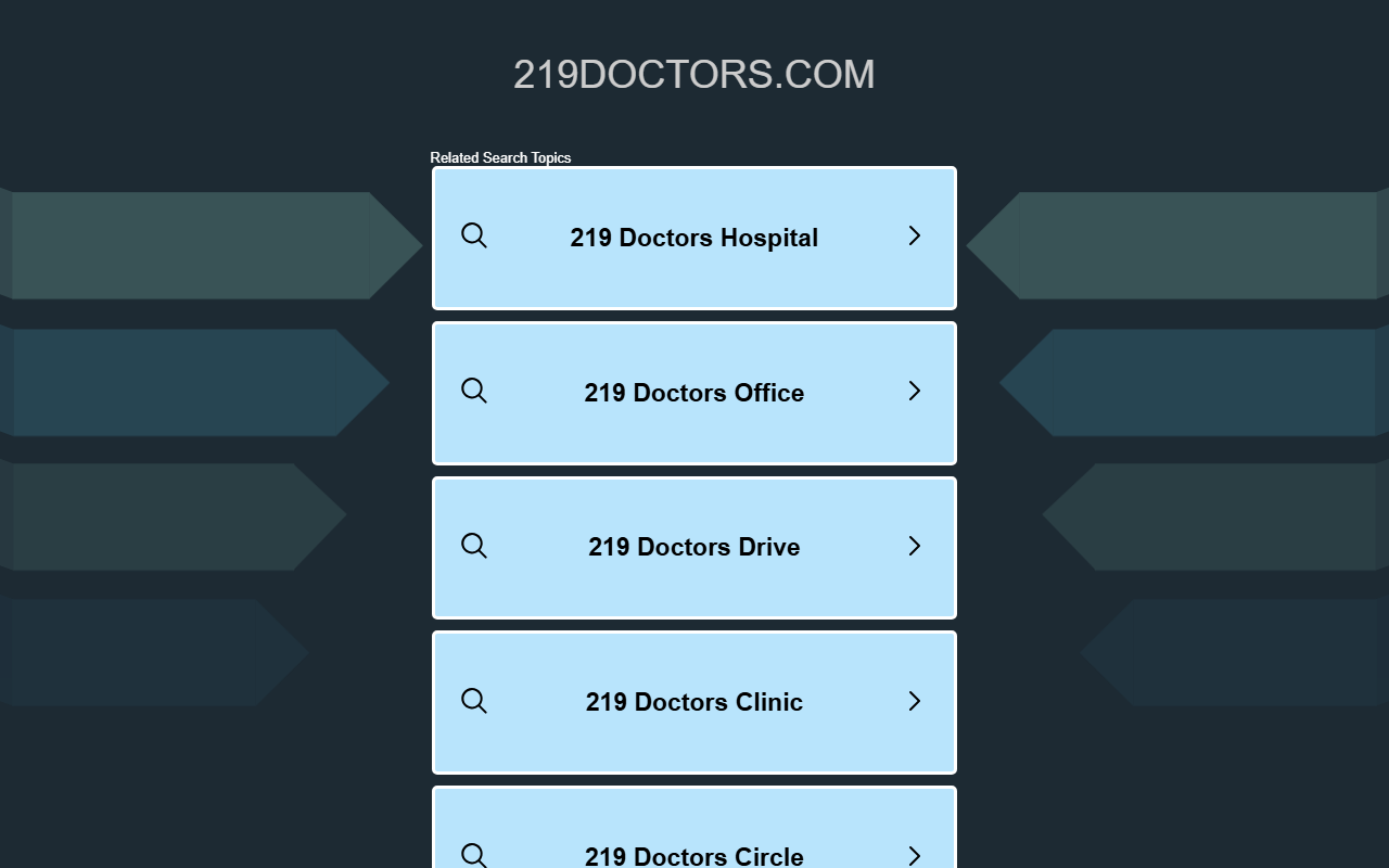219doctors.com screenshot